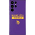 NFL Minnesota Vikings Purple Performance Series Galaxy S22 Ultra Skin