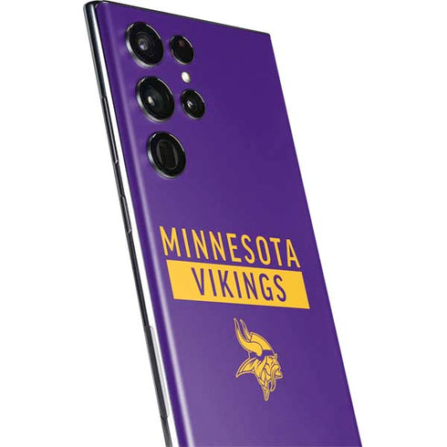 NFL Minnesota Vikings Purple Performance Series Galaxy S22 Ultra Skin