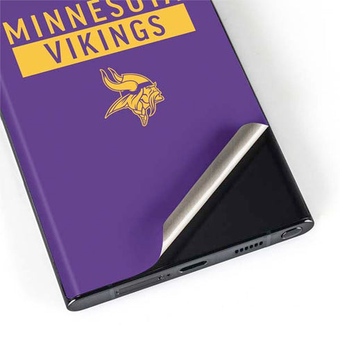 NFL Minnesota Vikings Purple Performance Series Galaxy S22 Ultra Skin