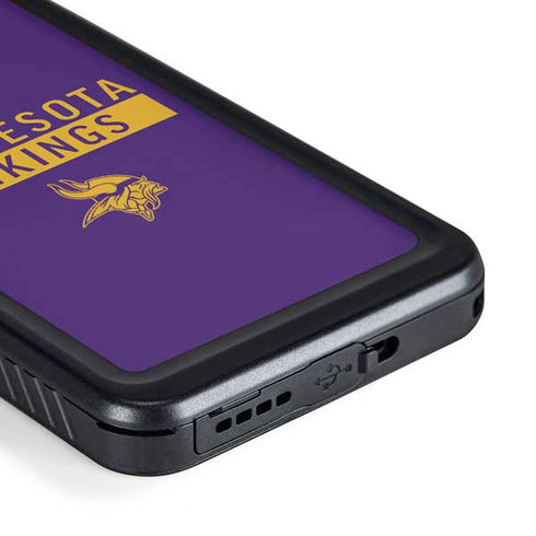 NFL Minnesota Vikings Purple Performance Series Galaxy S23 Plus Waterproof Case
