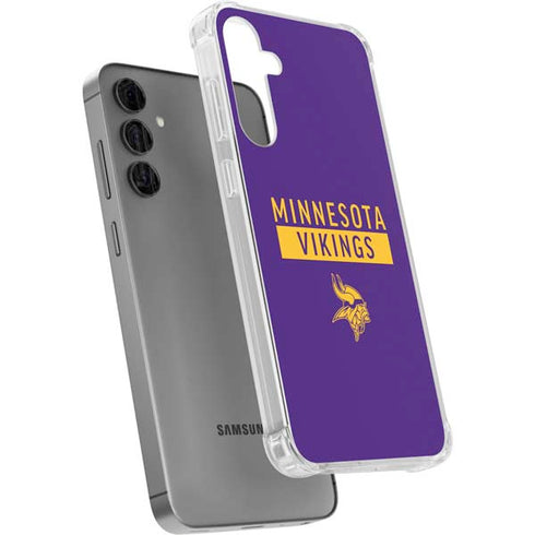 NFL Minnesota Vikings Purple Performance Series Galaxy S24 Plus Clear Case