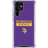 NFL Minnesota Vikings Purple Performance Series Galaxy S24 Ultra Clear Case