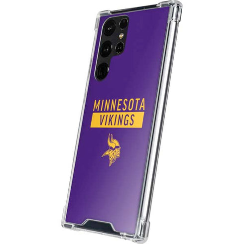 NFL Minnesota Vikings Purple Performance Series Galaxy S24 Ultra Clear Case