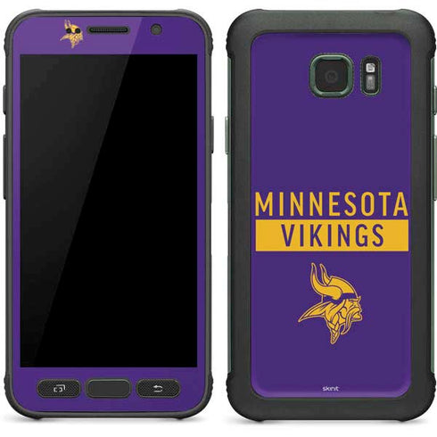 NFL Minnesota Vikings Purple Performance Series Galaxy S7 Active Skin