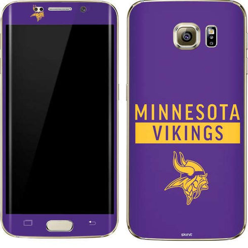 NFL Minnesota Vikings Purple Performance Series Galaxy S7 Edge Skin