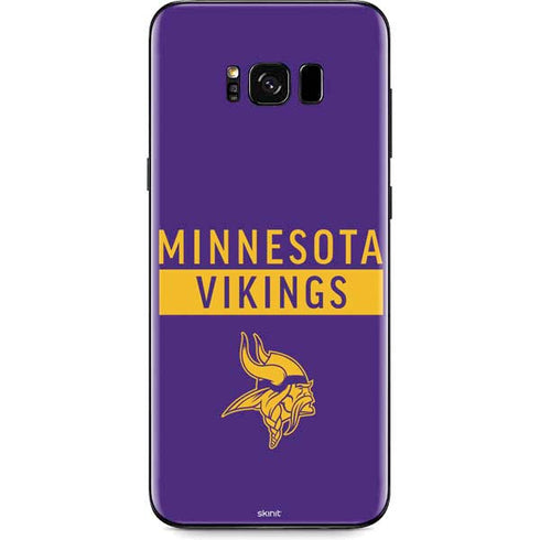 NFL Minnesota Vikings Purple Performance Series Galaxy S8 Plus Skin