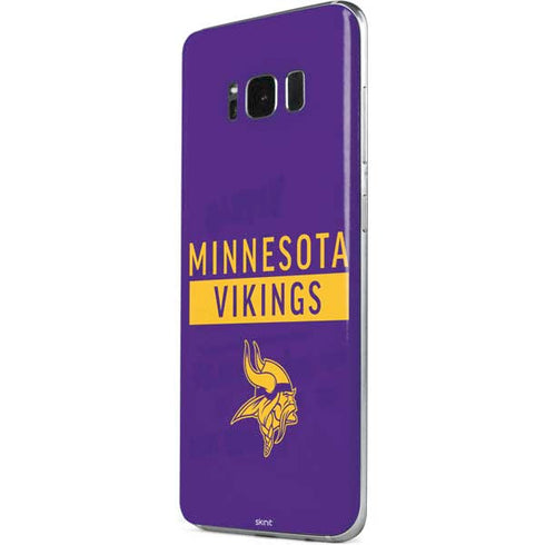 NFL Minnesota Vikings Purple Performance Series Galaxy S8 Skin