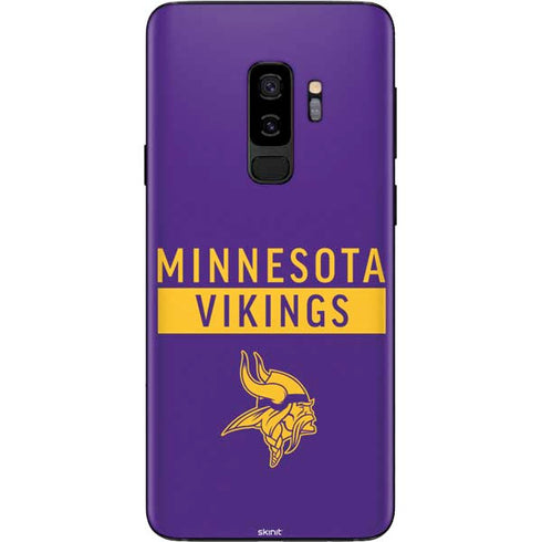 NFL Minnesota Vikings Purple Performance Series Galaxy S9 Plus Skin