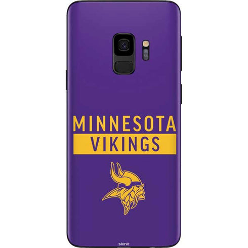 NFL Minnesota Vikings Purple Performance Series Galaxy S9 Skin