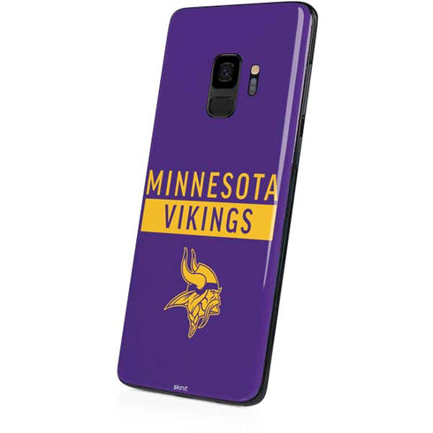 NFL Minnesota Vikings Purple Performance Series Galaxy S9 Skin