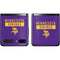 NFL Minnesota Vikings Purple Performance Series Galaxy Z Flip Skin