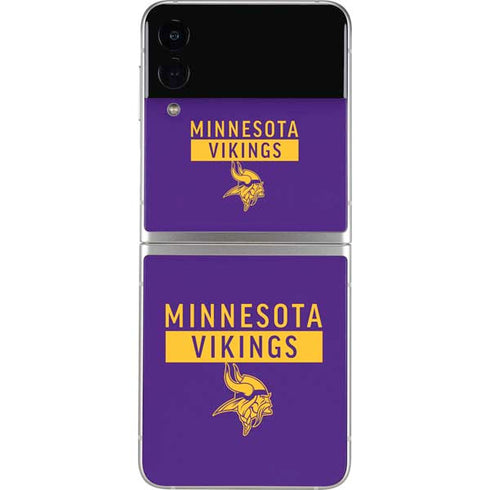 NFL Minnesota Vikings Purple Performance Series Galaxy Z Flip3 5G Skin