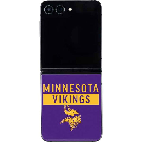 NFL Minnesota Vikings Purple Performance Series Galaxy Z Flip5 5G Skin