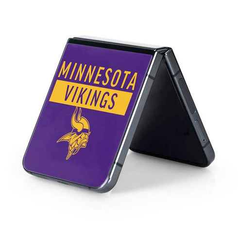 NFL Minnesota Vikings Purple Performance Series Galaxy Z Flip5 5G Skin