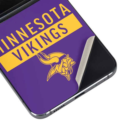 NFL Minnesota Vikings Purple Performance Series Galaxy Z Flip5 5G Skin