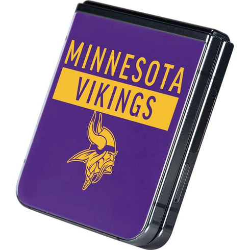 NFL Minnesota Vikings Purple Performance Series Galaxy Z Flip5 5G Skin
