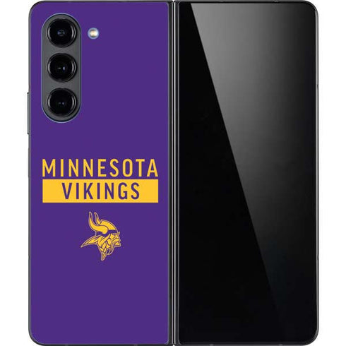NFL Minnesota Vikings Purple Performance Series Galaxy Z Fold5 5G Skin