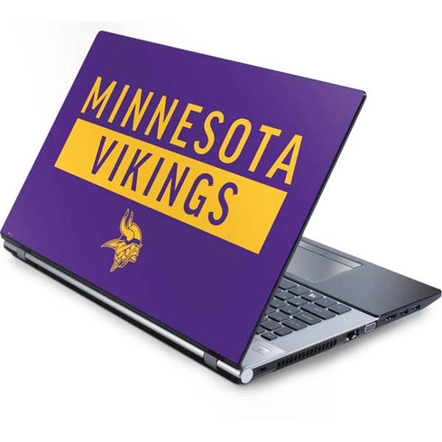NFL Minnesota Vikings Purple Performance Series Generic Laptop Skin