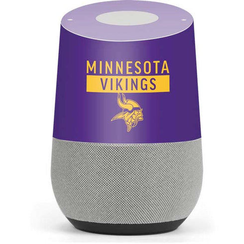 NFL Minnesota Vikings Purple Performance Series Google Home Skin