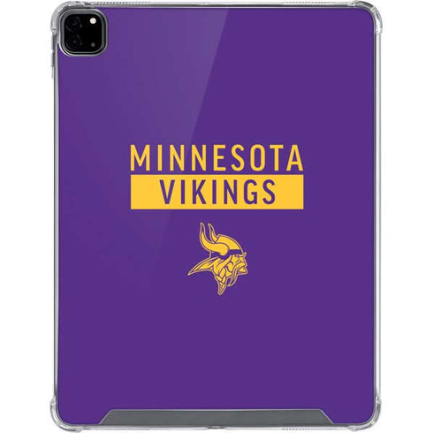 NFL Minnesota Vikings Purple Performance Series iPad Pro 12.9in (2020) Clear Case
