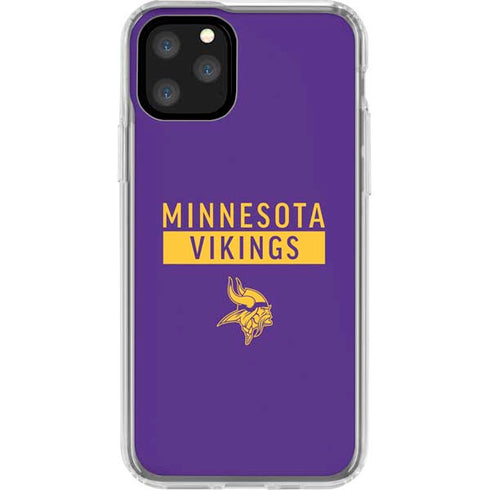 NFL Minnesota Vikings Purple Performance Series iPhone 11 Pro Clear Case