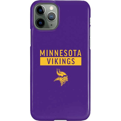 NFL Minnesota Vikings Purple Performance Series iPhone 11 Pro Lite Case
