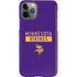 NFL Minnesota Vikings Purple Performance Series iPhone 11 Pro Lite Case