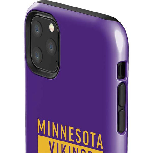 NFL Minnesota Vikings Purple Performance Series iPhone 11 Pro Max Impact Case