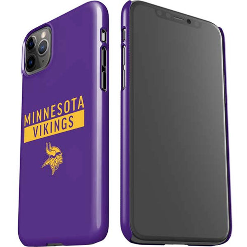NFL Minnesota Vikings Purple Performance Series iPhone 11 Pro Max Lite Case