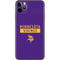 NFL Minnesota Vikings Purple Performance Series iPhone 11 Pro Max Skin