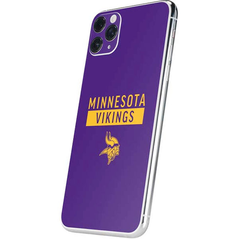 NFL Minnesota Vikings Purple Performance Series iPhone 11 Pro Max Skin