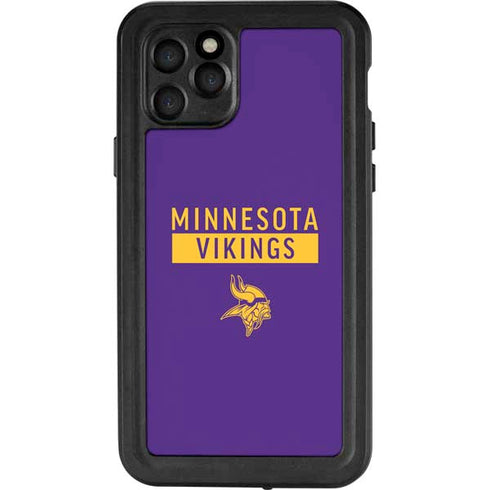 NFL Minnesota Vikings Purple Performance Series iPhone 11 Pro Waterproof Case