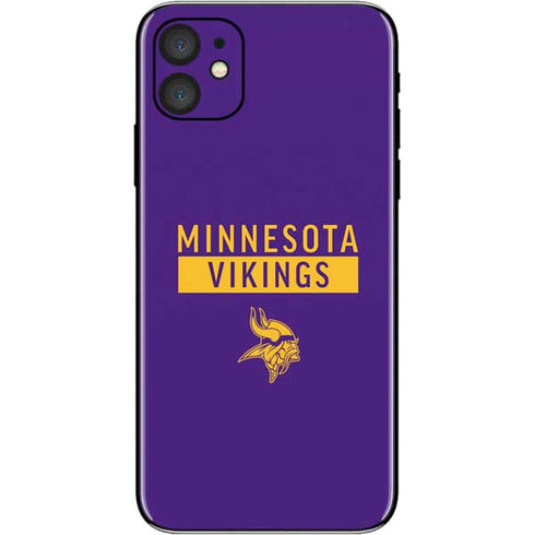 NFL Minnesota Vikings Purple Performance Series iPhone 11 Skin