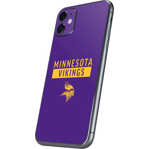 NFL Minnesota Vikings Purple Performance Series iPhone 11 Skin