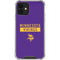 NFL Minnesota Vikings Purple Performance Series iPhone 12 Clear Case