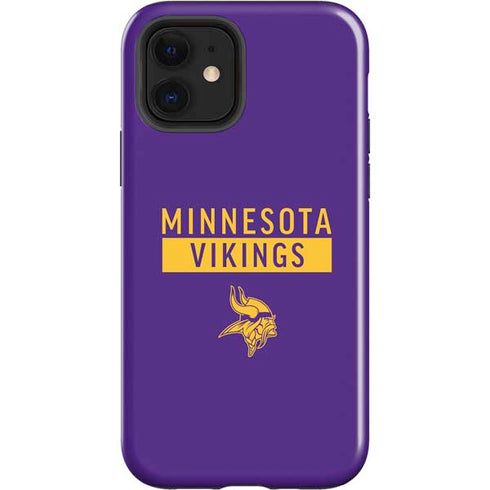 NFL Minnesota Vikings Purple Performance Series iPhone 12 Impact Case