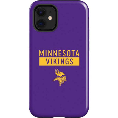 NFL Minnesota Vikings Purple Performance Series iPhone 12 Mini Impact Case