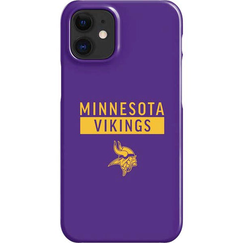 NFL Minnesota Vikings Purple Performance Series iPhone 12 Mini Lite Case