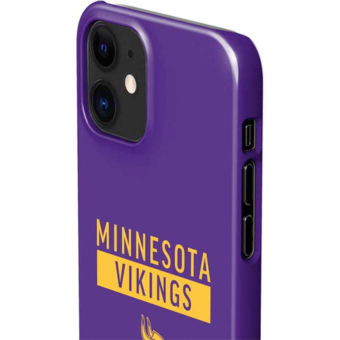 NFL Minnesota Vikings Purple Performance Series iPhone 12 Mini Lite Case