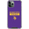 NFL Minnesota Vikings Purple Performance Series iPhone 12 Pro Clear Case