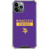 NFL Minnesota Vikings Purple Performance Series iPhone 12 Pro Clear Case