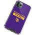 NFL Minnesota Vikings Purple Performance Series iPhone 12 Pro Clear Case