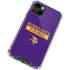 NFL Minnesota Vikings Purple Performance Series iPhone 13 Clear Case