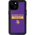 NFL Minnesota Vikings Purple Performance Series iPhone 13 Mini Waterproof Case