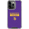 NFL Minnesota Vikings Purple Performance Series iPhone 13 Pro Clear Case