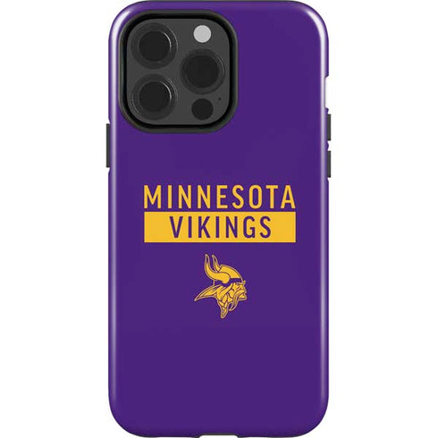 NFL Minnesota Vikings Purple Performance Series iPhone 13 Pro Impact Case