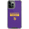 NFL Minnesota Vikings Purple Performance Series iPhone 13 Pro Max Clear Case