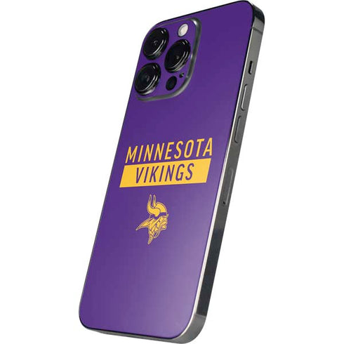 NFL Minnesota Vikings Purple Performance Series iPhone 13 Pro Max Skin
