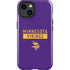 NFL Minnesota Vikings Purple Performance Series iPhone 15 Plus Impact Case