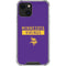 NFL Minnesota Vikings Purple Performance Series iPhone 15 Plus Clear Case